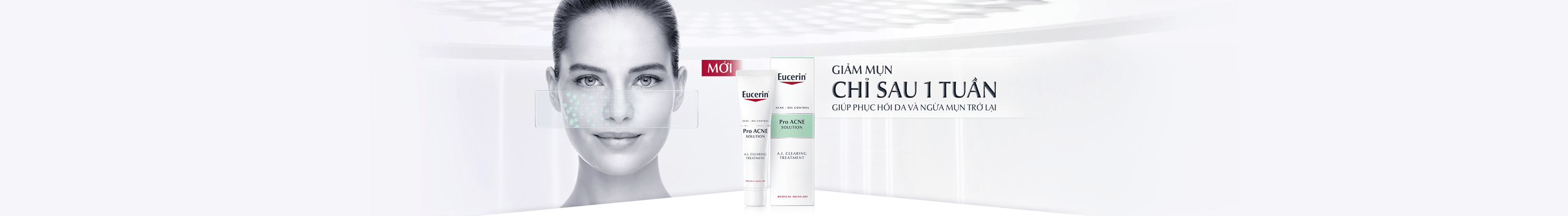 Hình ảnh cô gái có da mặt dễ nổi mụn